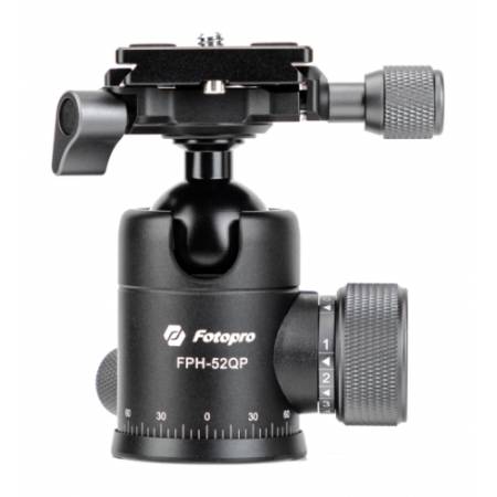 Fotopro X-go Chameleon E2 - zestaw, statyw fotograficzny Alu + głowica kulowa FPH-52QP